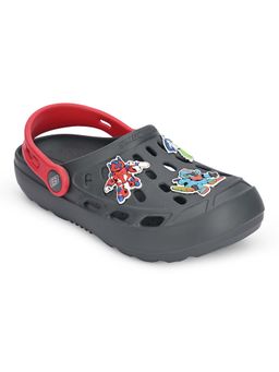 SKECHERS - Boys Swifters Grey Slip On Casual Clogs