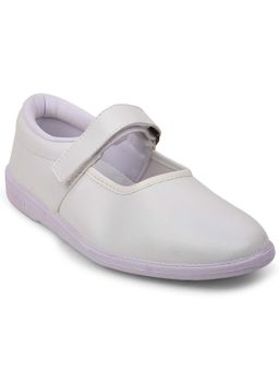 LIBERTY - Prefect NS/GIRL(V) Ballerina Uniform School Shoes For Kids - White