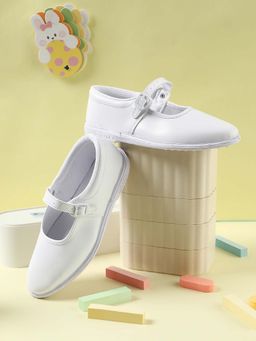 LIBERTY - Prefect N.S/GIRLUniform School Shoes For Kids - White