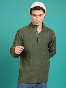 HIGHLANDER - Men High Neck Pullover