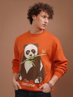 HIGHLANDER - Men Printed Pullover Sweater