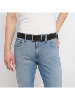GIL - Pure Leather Casual Black Belt