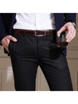 GIL - Pure Leather Casual Autolock Belt Brown Color