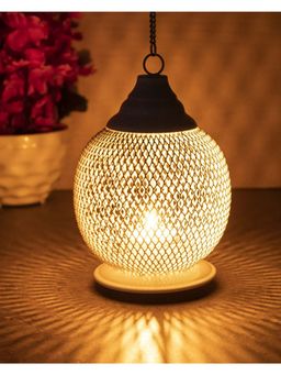 Voncasa - Hanging T Lite Holder in Color - White