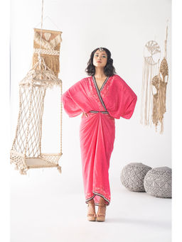 Chhavvi Aggarwal - Pink Printed Kaftan