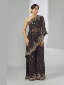 Gopi Vaid - Kaveer Embellished Flared Co-Ord Set