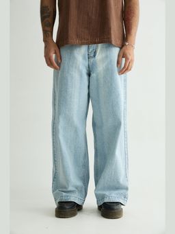 Chapter 2 - Light Blue Brushed Baggy jeans