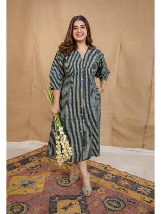 a line dress indian Buy The Ethnic Co. Nimit Indigo Ajrakh Cotton (5XL) Online Reception Bellarose Draped Back Mini Color:Espresso To ensure the best
