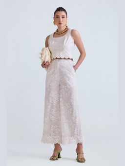 ZABELLA - White Lily Lace Co-Ord Set