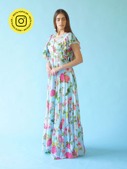 MONK & MEI - Juliette Blue Dress