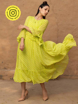 MONK & MEI - Bliss Dress - Grass Green