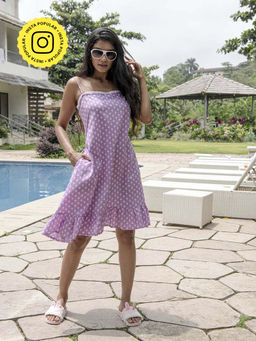MONK & MEI - Sif Slip Dress- Lavender