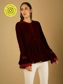 Maroon color option, Currently selected