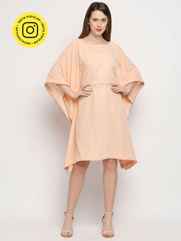 MONK & MEI - Nuuh -Kaftan With Belt-Pink (Set Of 2)