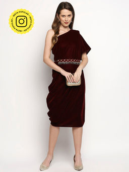 MONK & MEI - Shakira-Dress With Belt (Set Of 2)