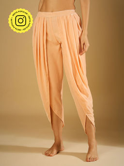 MONK & MEI - Tamanna-Dhoti Pant -Peach