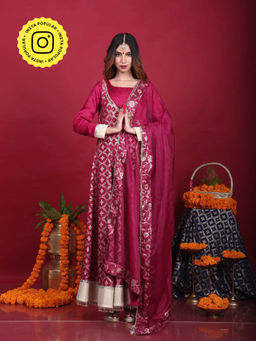 MONK & MEI - Satya-Angarkha-Plum Magenta (Set of 2)