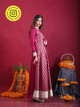 MONK & MEI - Satya-Angrakha -Plum Magenta