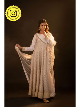 MONK & MEI - Macy Anarkali Kurta With Dupatta (Set of 2)
