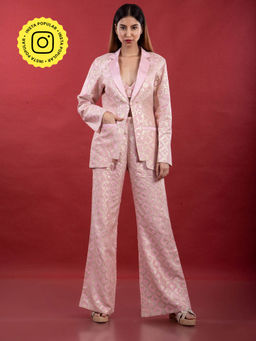 MONK & MEI - Bijli Blazer Blush Pink (Set of 3)
