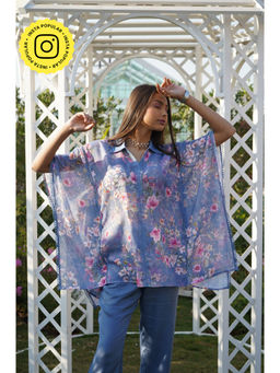 MONK & MEI - Dahlia Kaftan Slip Blue (Set of 2)