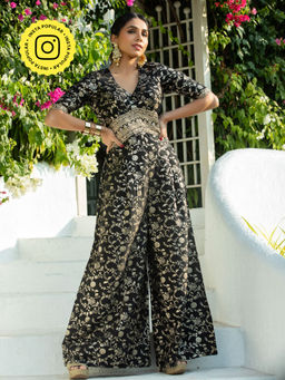 MONK & MEI - Black Aleena Jumpsuit
