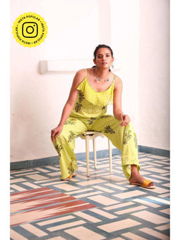 MONK & MEI - Green Mannat Jumpsuit