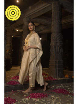 MONK & MEI - Zoysa Gold Kaftan with Inner and Pant