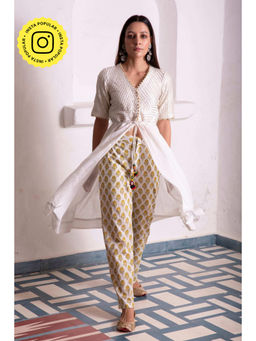 MONK & MEI - Sitara Ivory Kurta with Pant