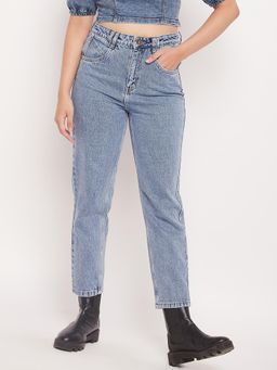 CAMLA - Barcelona Grey Wash Straight Blue Denim