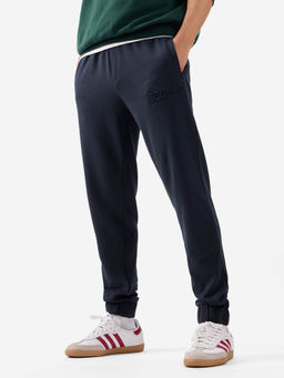 The Souled Store - Solids Navy Blue Men Joggers
