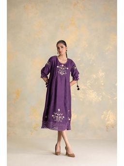 Kaveri - Candlelit Blooms Bed Of Roses Maxi Dress