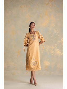 Kaveri - Candlelit Blooms Bed Of Roses Maxi Dress