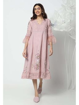 Kaveri - A Window To Eden Bed Of Roses Midi Dress