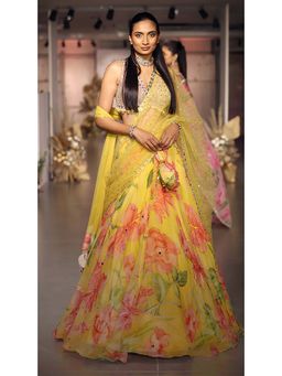 Basanti Kapde aur Koffee - The Wild Marigold Lehenga with Blouse and Dupatta