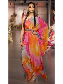 Basanti Kapde aur Koffee - The Sunscape One Shoulder Maxi Dress