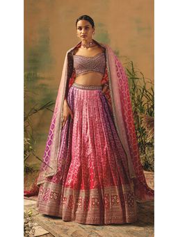 Basanti Kapde aur Koffee - The Wildrose Lehenga with Blouse and Dupatta