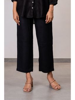 Zebein - Ivan Linen Zipper Pants - Black