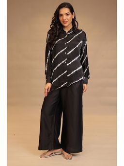 Zari Jaipur - Black Striped Co-Ord Set