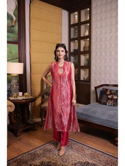 Zari Jaipur - Red Co-Ord Set