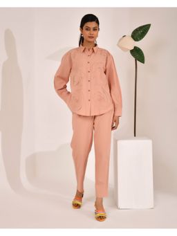 WE'AVE BY SHUBHKARI - Peach Quiet Rose Co-Ord Set