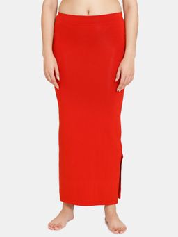 Zivame - Rosaline All Day Cut And Sew Saree Inskirt - Strawberry Red Red
