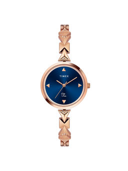 Timex - Fria Round 21mm Blue Dial Analog Women Watch - TWEL18305