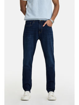 Snitch - Blue Denim Slim Casual Jeans for Men