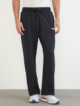 Styli - Men's Cotton Blend Drawstring Waist Oversized Trackpant