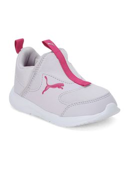 Puma - Fun Racer Slip On Infant Kids Purple Casual Shoes