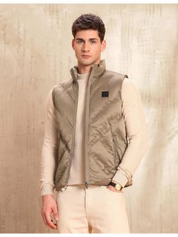 U.S. Polo Assn. Denim Co. - Mens Legend Of Horseshoe Puffer Jacket - Beige