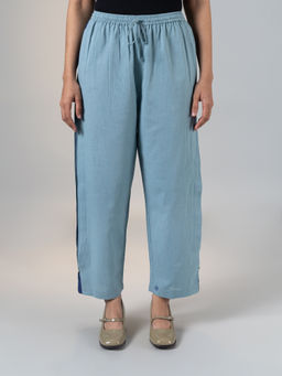 Shades of India - Blue Solid Hausa Pant