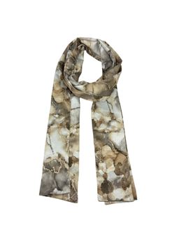 The Tie Hub - Cream Water Color Pastel Silk Scarf