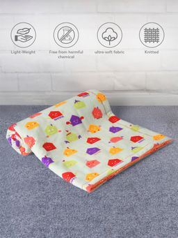 Mi Arcus - Dual Layer Knitted Sherpa Blanket 0-12 M- Green